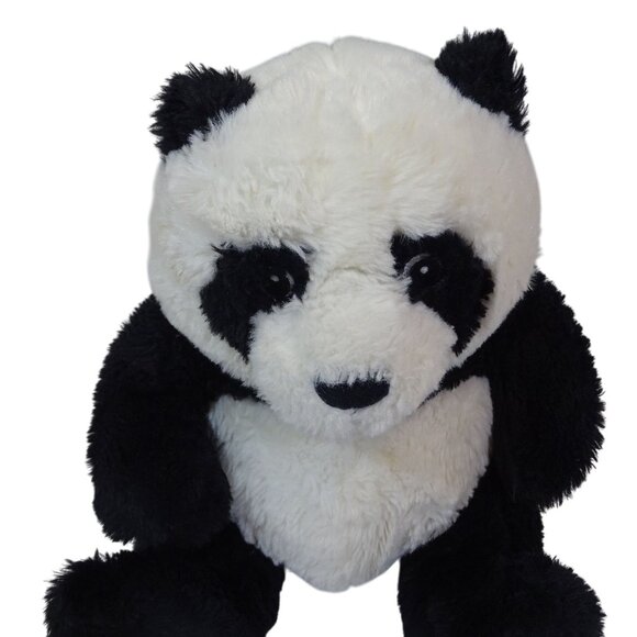 Kohls Cares Sitting Panda Stuffed Animal Plush Black White 10" Soft Toy All Ages - Picture 2 of 7
